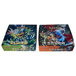 Japanese Pokémon Trading Card Game BOX ONLY Mask of Change and Ancient Roar0